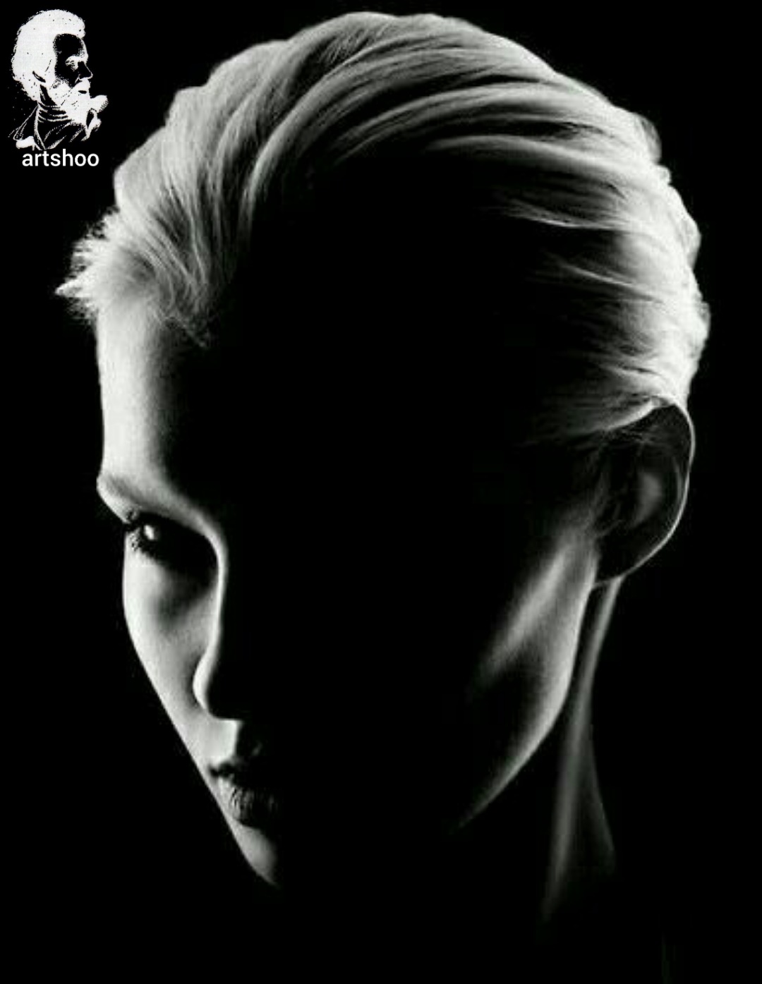 سیاه قلم مدل مداد سفید